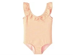 Name It orange pop badedragt neon